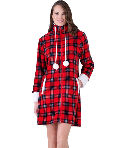 Vestaglia donna natalizia pile - natalizia,