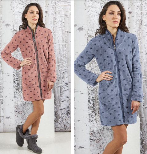 Vestaglia donna pile coral - vestaglia,